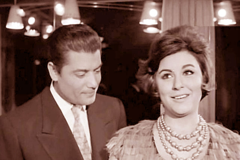 شكري سرحان وسعاد حسني