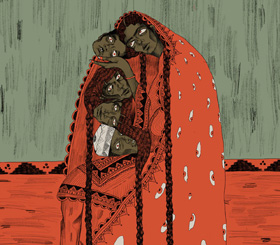 عمل مستوحى من لحظات تصفيف الشعر