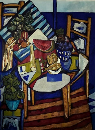 منذ بدايات العدوان على غزة لم يهدأ محمد حرب وكان الفن مكانه الآمن وروحه التي تنبض بالصراخ للعالم