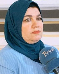 ◄ عضو مجلس المحافظة ليال البياتي كشفت عن تدخلات سياسية في الملف أتاحتها سيطرة بعض الأحزاب على التعيينات والتنقلات داخل مديرية التعليم