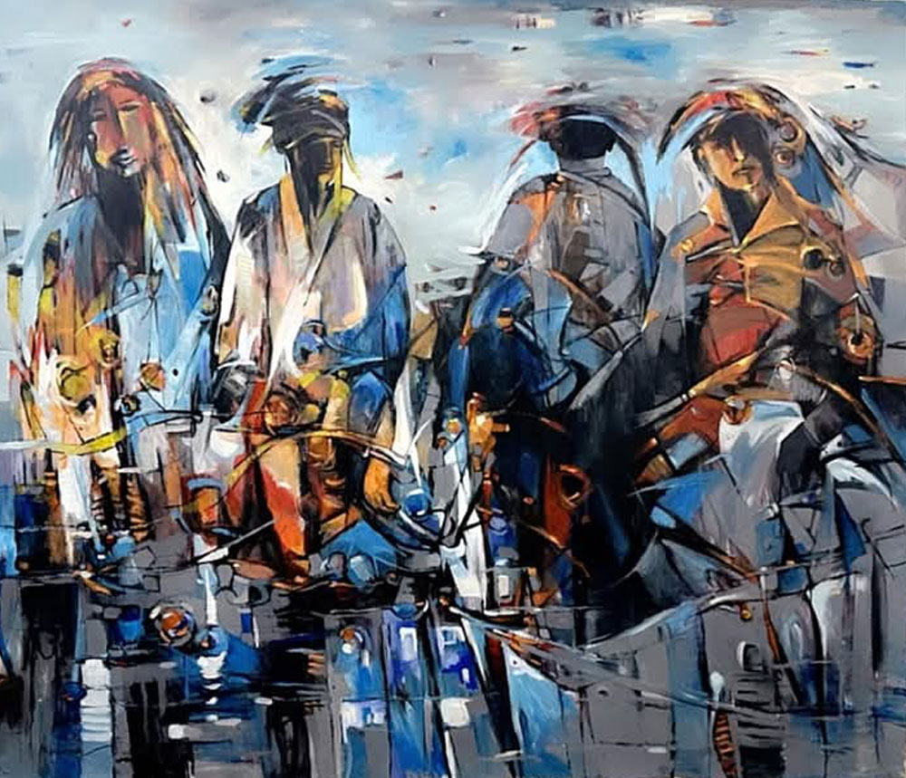 ◄ شخوص يستحضرها من طفولته